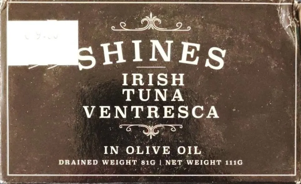 Irish Tuna Ventresca in Olive Oil