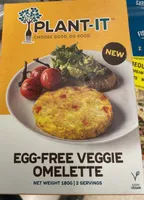 Egg free veggie omelette