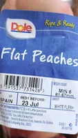 Peaches, flat 1 is 82g