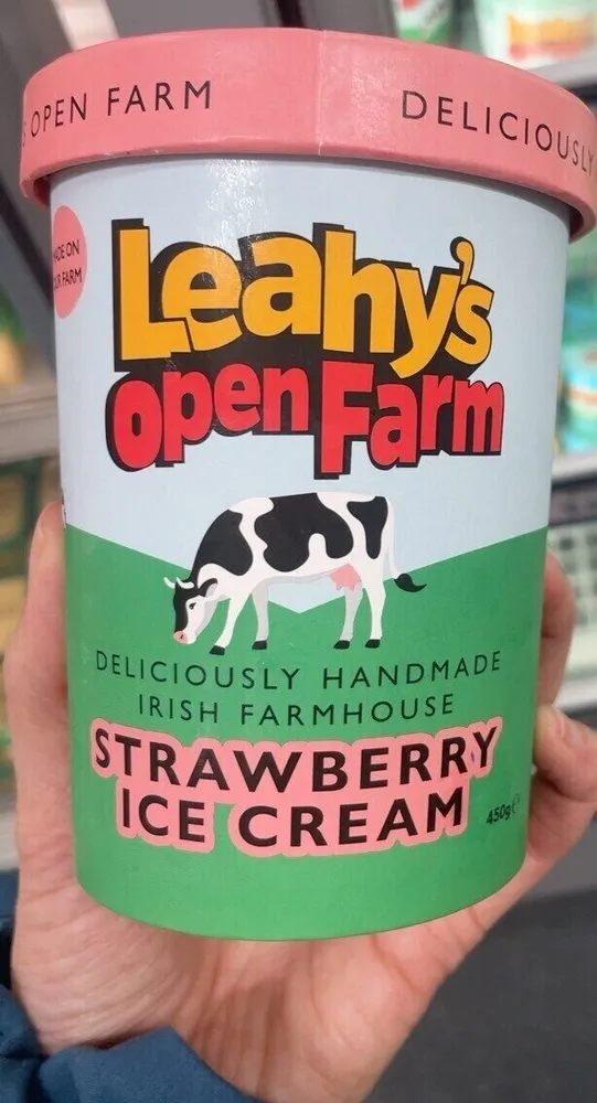 Strawberry ice cream