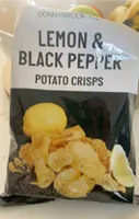 Lemon and Black Pepper Potato Crisps