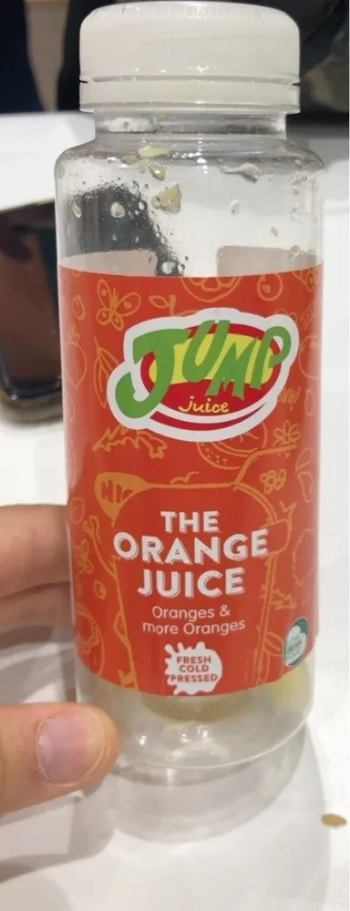 the orange juice