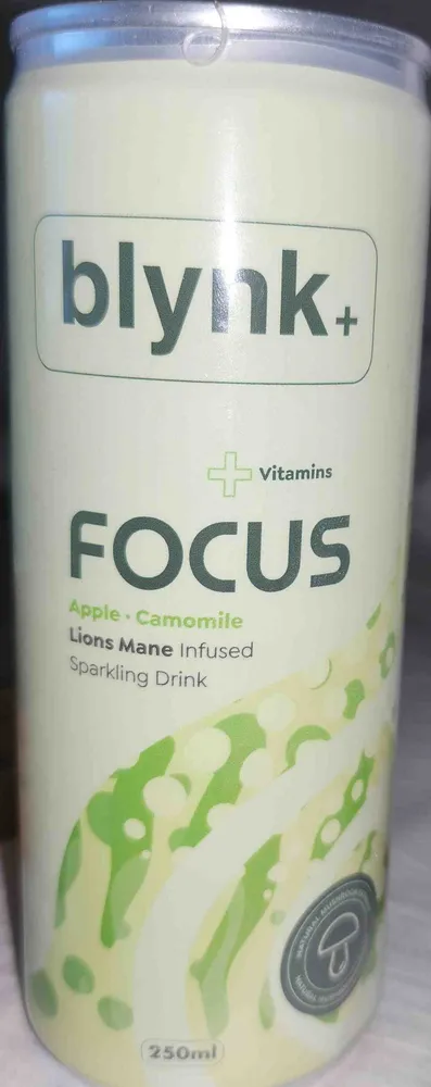 Focus, Apple & Lions mane, can is 250ml