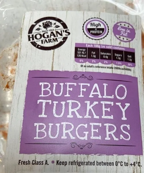 Buffalo Turkey Burgers