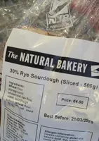 Rye Sourdough Sliced