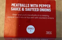 Meatballs with pepper sauce