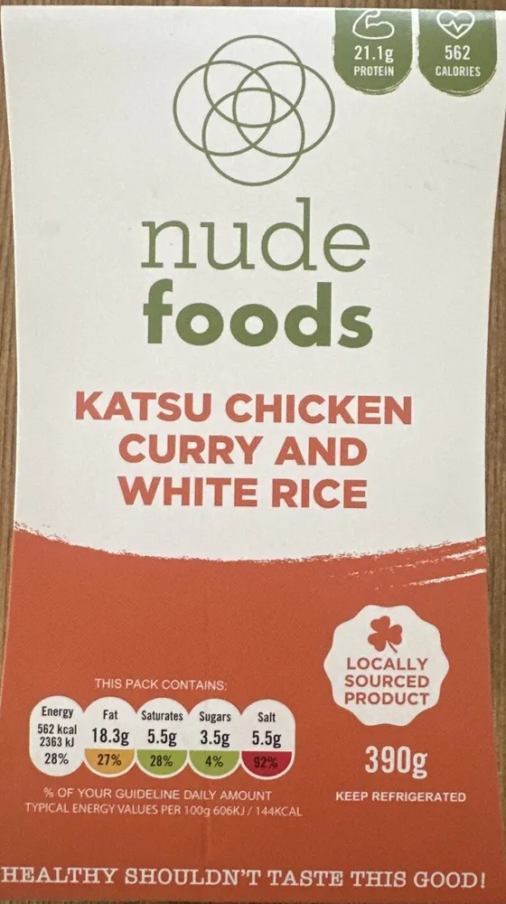 Katsu Chicken Curry And White Rice