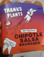 Chipotle salsa sausages