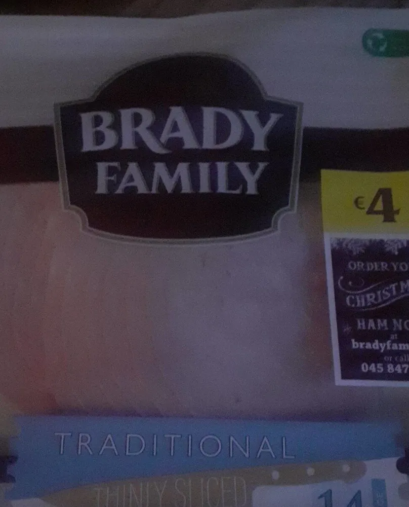 irish sliced ham