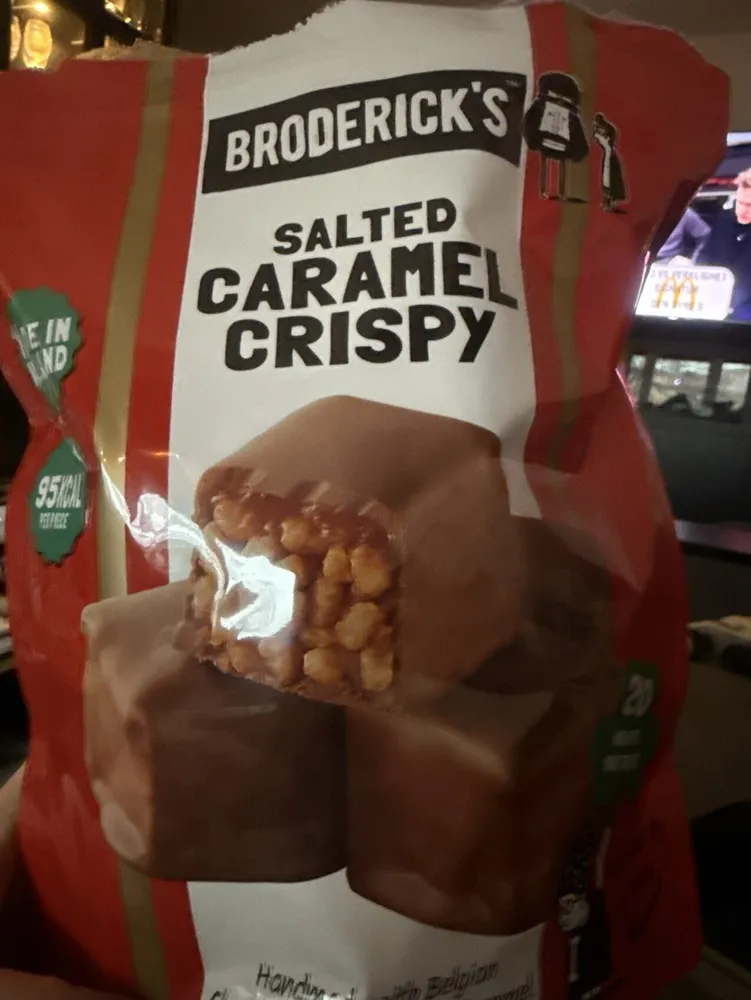 MADE IN RELAND 95KCAL PER PIECE BRODERICK'S SALTED