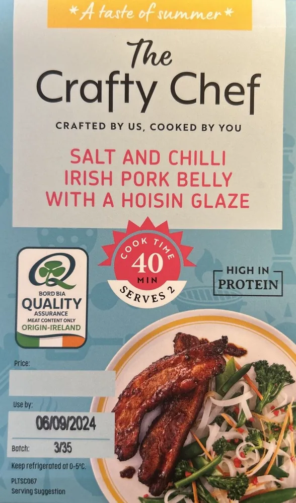 Salt and Chili Irish Pork Belly with Hoisin Glaze