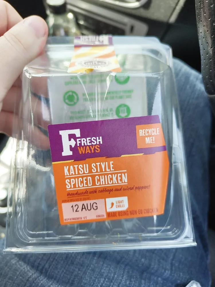 Katsu Style Spiced Chicken Wrap