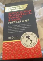 Buffalo Milk mozzarella tomato basil mezzelune