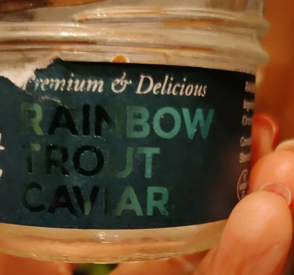 Rainbow trout caviar