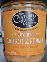 Organic Carrot and Fennel Sauerkraut