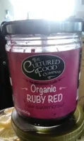 Organic ruby red raw sauerkraut