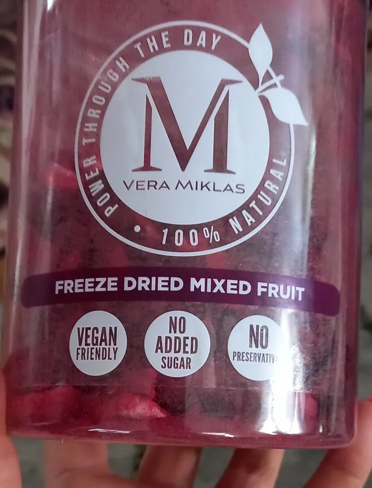 Freeze dried mixed berries