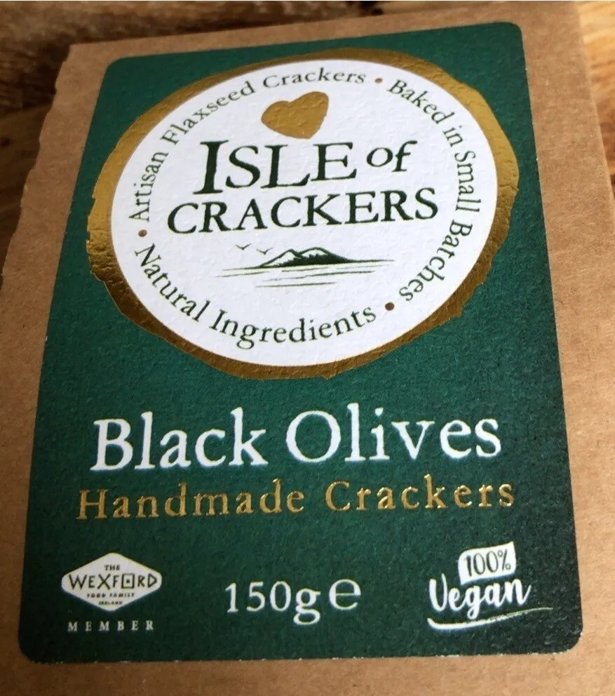 Black olive crackers