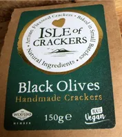 Black olive crackers