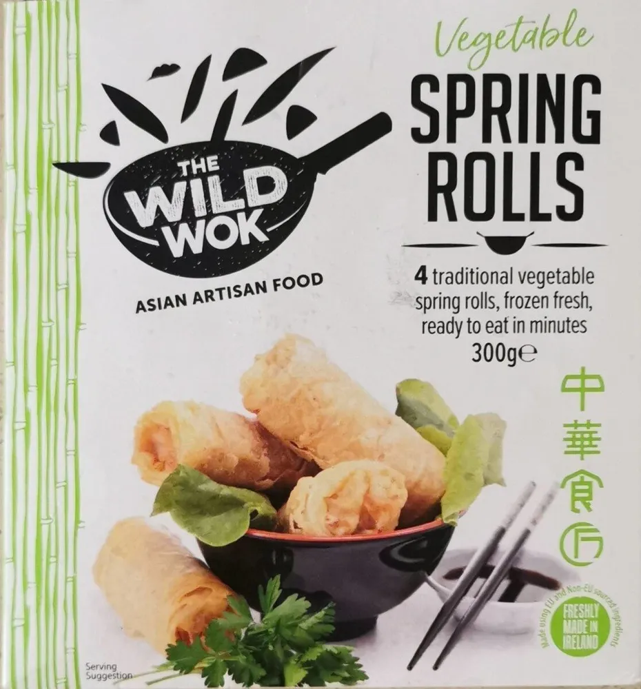 Vegetable spring rollls