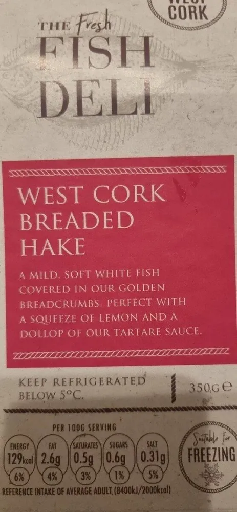 West Cork breaded hake