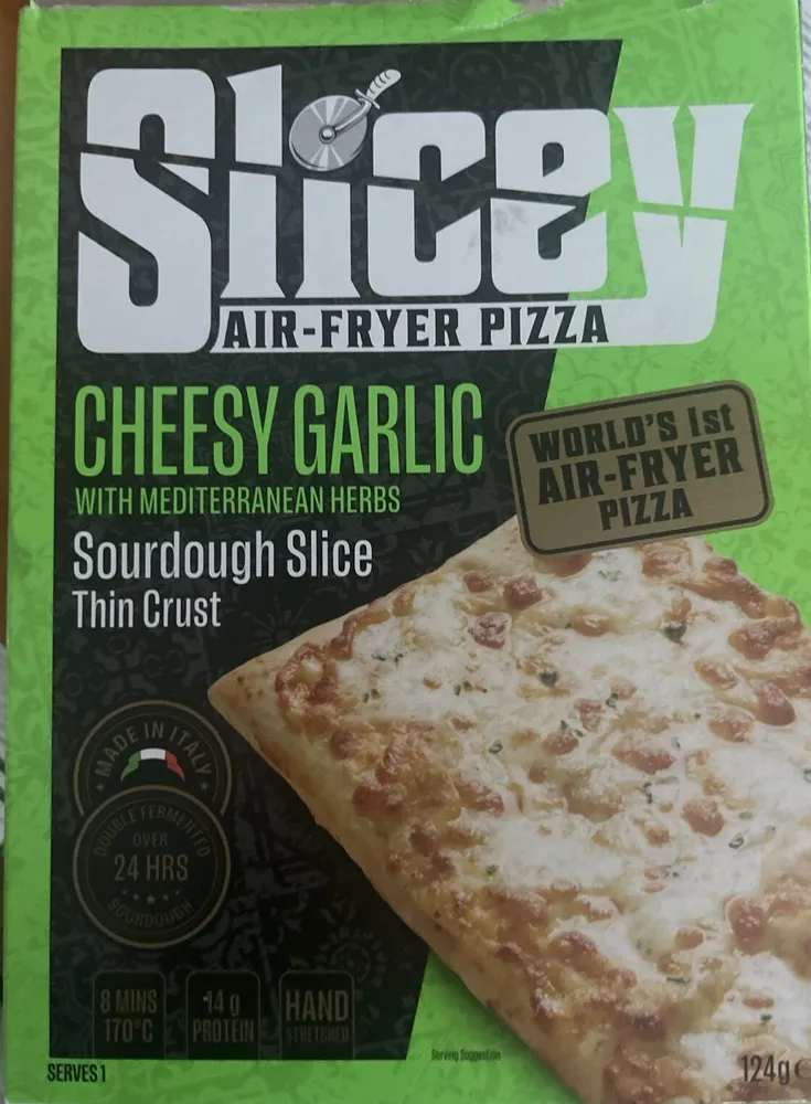 Cheesy Garlic Airfryer Pizza