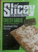 Cheesy Garlic Airfryer Pizza