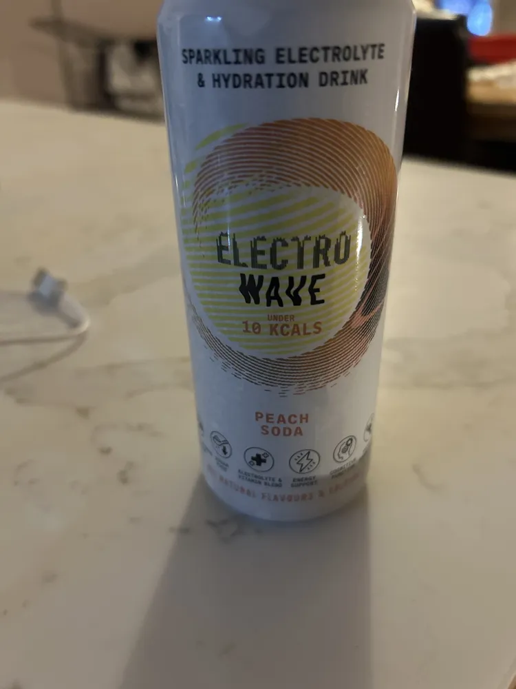 Electro wave  peach soda