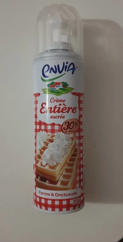 Crème entière sucrée