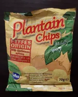 Plantain chips mildly spicy
