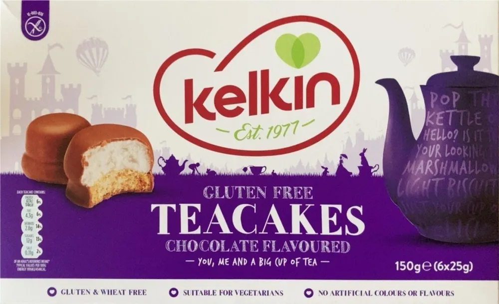 Gluten free teacakes chocolate flavoures