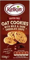 Gluten Free Oat Cookies with Milk & Dark Chocolate Chips