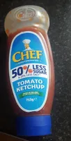 Tomato ketchup 50% less sugar