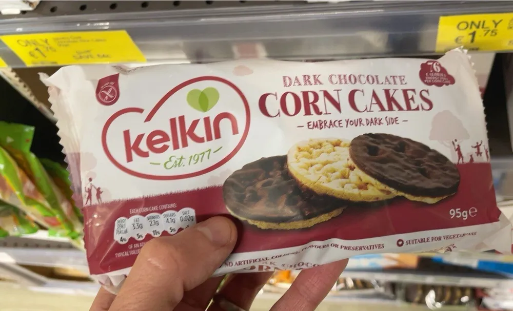 Dark Chocolate Corn Cakes