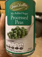 No Added Sugar Processed Peas