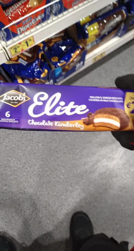 Elite chocolate kimberley biscuits