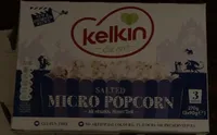 Salted micro popcorn