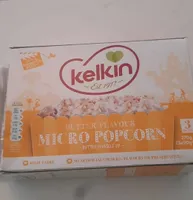 Kelkin butter flavour microwave popcorn