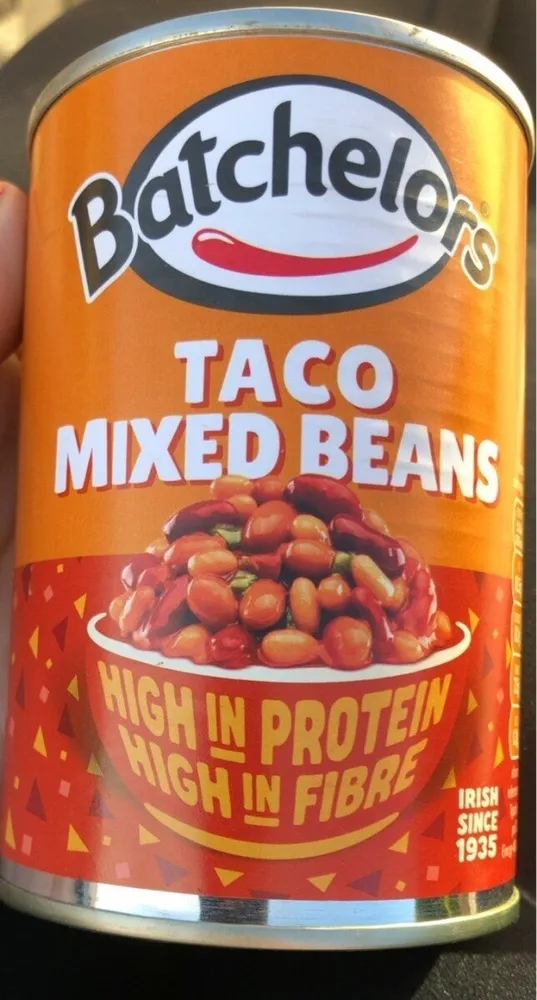 Taco mixed beans