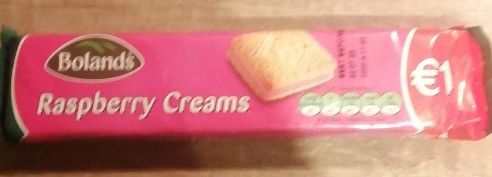 Raspberry creams