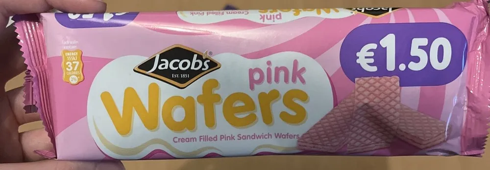 Jacobs pink wafers