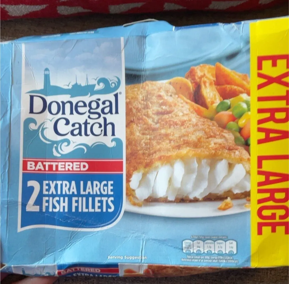Extra large fish fillets