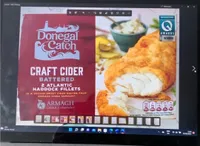 Craft cider battered atlantic haddock fillets