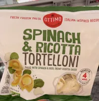Spinach and ricotta tortelloni