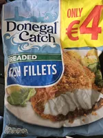 Breaded fish fillets