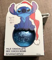 Milk chocolate hot cocoa bomb ( blue)