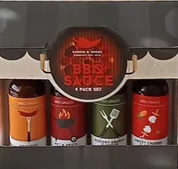 BBQ sauce  4 pack set