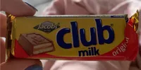 jacobs club milk chocolate bar