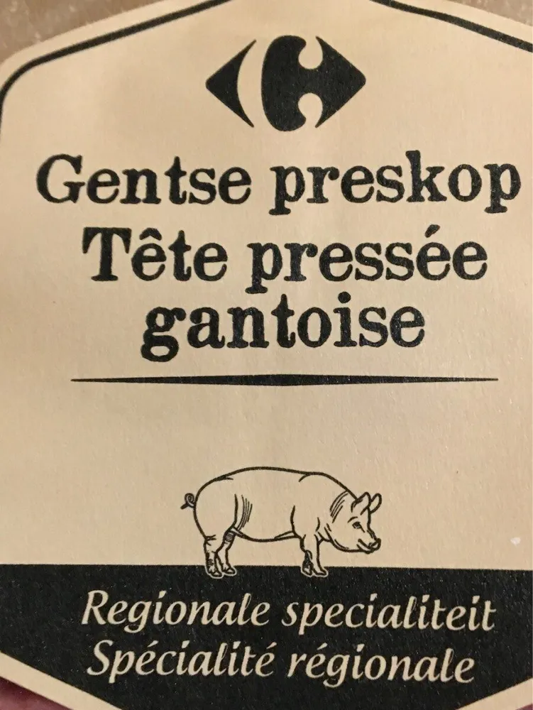 Tete pressée