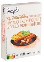 Simpl Fricadellas de Poulet 20 Pièces